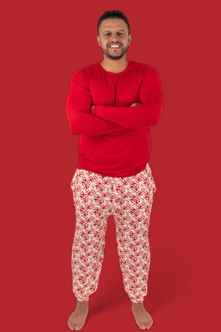 JOLLY SANTA CHECKERS MEN'S DREAM JOGGER PANT