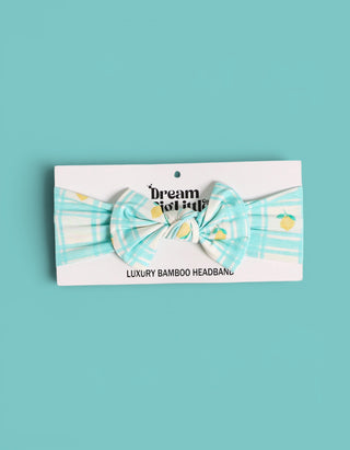 CITRUS GINGHAM DREAM BOW