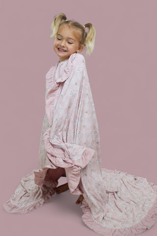 EXCLUSIVE DUCKS AND DAISIES DREAM RUFFLE BLANKET