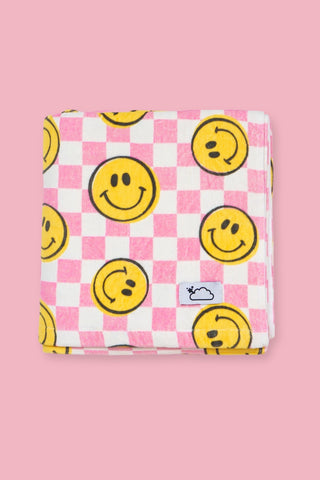 BLUSHIN' CHECKERS DREAM TOWEL