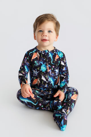 MIDNIGHT REEF DREAM ROMPER