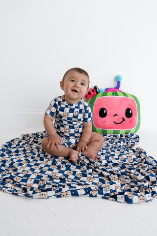 CoComelon x Dream Big Little Co JJ STARRY NIGHT CHECKERS DREAM BLANKET