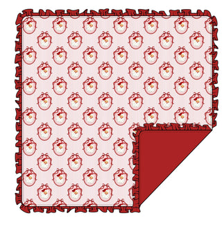 PRE-ORDER SUGARPLUM SANTA DREAM RUFFLE BLANKET SHIPS 09/17-09/26