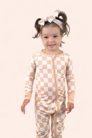 SANDY CHECKERS DREAM ROMPER