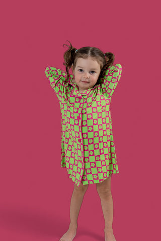 WILD DAISY CHECKERS GIRL'S DREAM GOWN