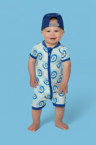 OCEAN WAVES TIE DYE DREAM SHORTIE