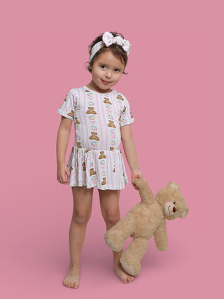 BEAR-Y BLOSSOMS DREAM BODYSUIT DRESS