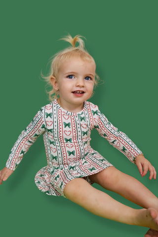 WRAPPED IN JOY DREAM BODYSUIT DRESS