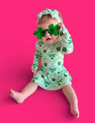 CLOVER & COINS DREAM BODYSUIT DRESS