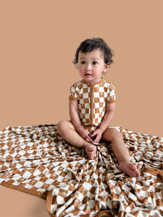 EXCLUSIVE SANDY BEACH CHECKERS DREAM SHORTIE