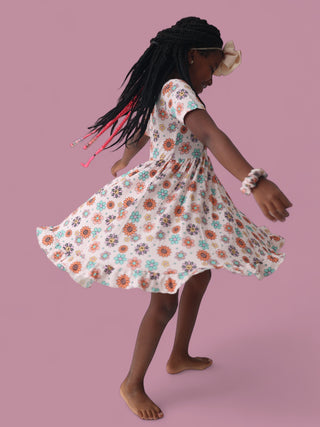 EXCLUSIVE CHRISTIAN'S DAISY DREAMS DREAM RUFFLE DRESS