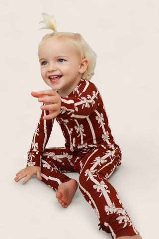 MISTLE-BOWS DREAM RUFFLE ROMPER