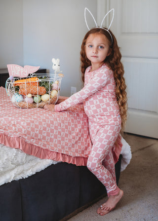 HOPPITY BLUSH CHECKERS DREAM SET