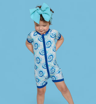 OCEAN WAVES TIE DYE DREAM SHORTIE