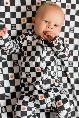 BOO CREW CHECKERS DREAM ROMPER