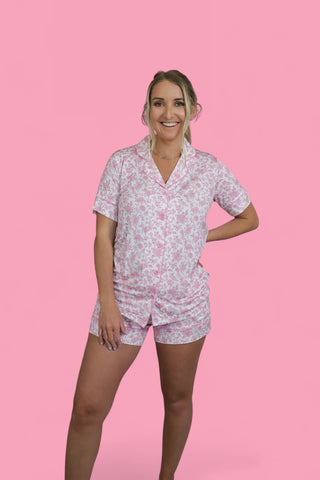 ROSEWOOD TOILE WOMEN’S DREAM SHORT SET