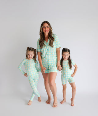 CITRUS GINGHAM DREAM SHORT SET