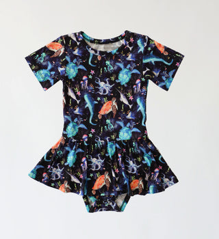 MIDNIGHT REEF DREAM BODYSUIT DRESS