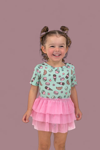 EXCLUSIVE BERRY CUTE BAKERY DREAM TUTU  BODYSUIT DRESS