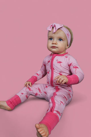 FLOCKING FLAMINGOS DREAM ROMPER