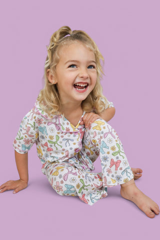 BOW GARDEN DREAM GIRL'S FLARE SET