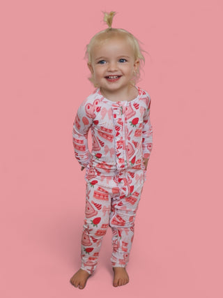 BERRY SWEET BIRTHDAY DREAM RUFFLE ROMPER