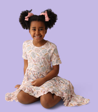 EASTER DAISY DREAM RUFFLE DRESS