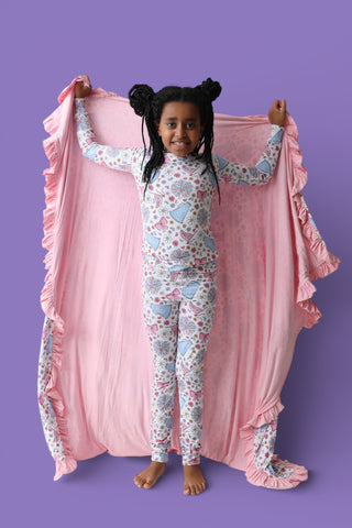 POM POWER DREAM RUFFLE BLANKET