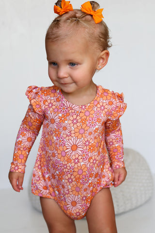 EXCLUSIVE BRIELLE'S BLOOMS DREAM BUBBLE ROMPER