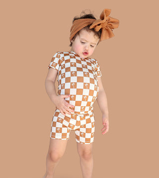 EXCLUSIVE SANDY BEACH CHECKERS DREAM SHORT SET