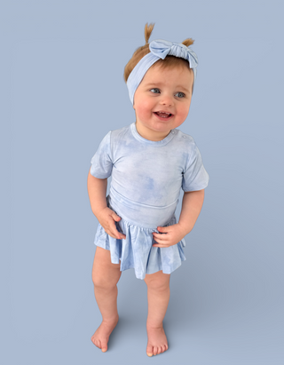 BLUE HAZE DREAM BODYSUIT DRESS