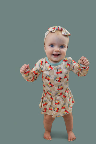 COZY COUPE CHRISTMAS DREAM BODYSUIT DRESS