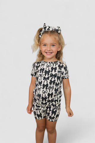 NEUTRAL BOWS DREAM SHORT SET