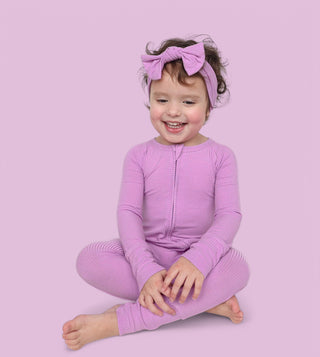 FOREVER LILAC RIB DREAM ROMPER