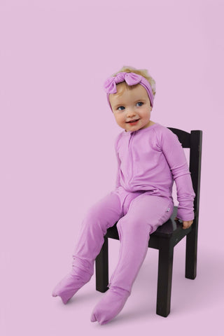 FOREVER LILAC RIB DREAM ROMPER