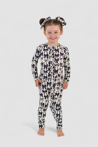 NEUTRAL BOWS DREAM RUFFLE ROMPER