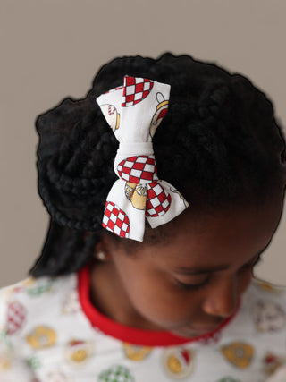 DECK THE HALLS DREAM BOW HAIR CLIPS