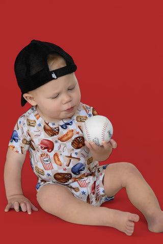 TAKE ME OUT TO THE BALL GAME DREAM SHORT SET