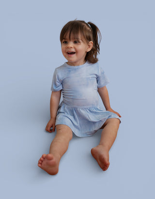 BLUE HAZE DREAM BODYSUIT DRESS