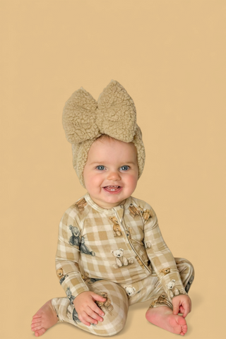 TEDDY CHECK DREAM ROMPER