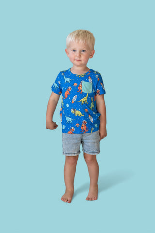 ASTRO-DINO DREAM POCKET TEE