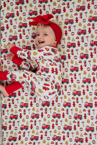 FIREHOUSE HEROES DREAM CRIB SHEET