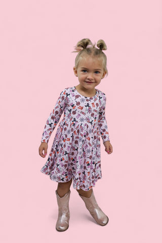 EXCLUSIVE BLAKELY'S MAGICAL HALLOWEEN DREAM RUFFLE DRESS