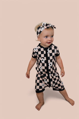 RETRO DAISY CHECKS DREAM SHORTIE