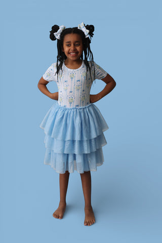 HEIRLOOM BLUE BLOOMS DREAM TUTU DRESS