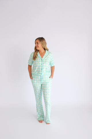 CITRUS GINGHAM WOMEN'S FLARE DREAM SET