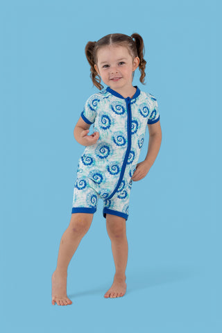 OCEAN WAVES TIE DYE DREAM SHORTIE