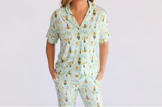 BUZZ & BLOOM WOMEN'S SHORT SLEEVE FLARE DREAM SET