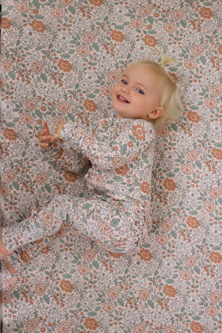 AUTUMN BLOSSOM DREAM RUFFLE ROMPER