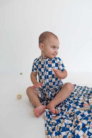 CoComelon x Dream Big Little Co JJ STARRY NIGHT CHECKERS DREAM SHORTIE